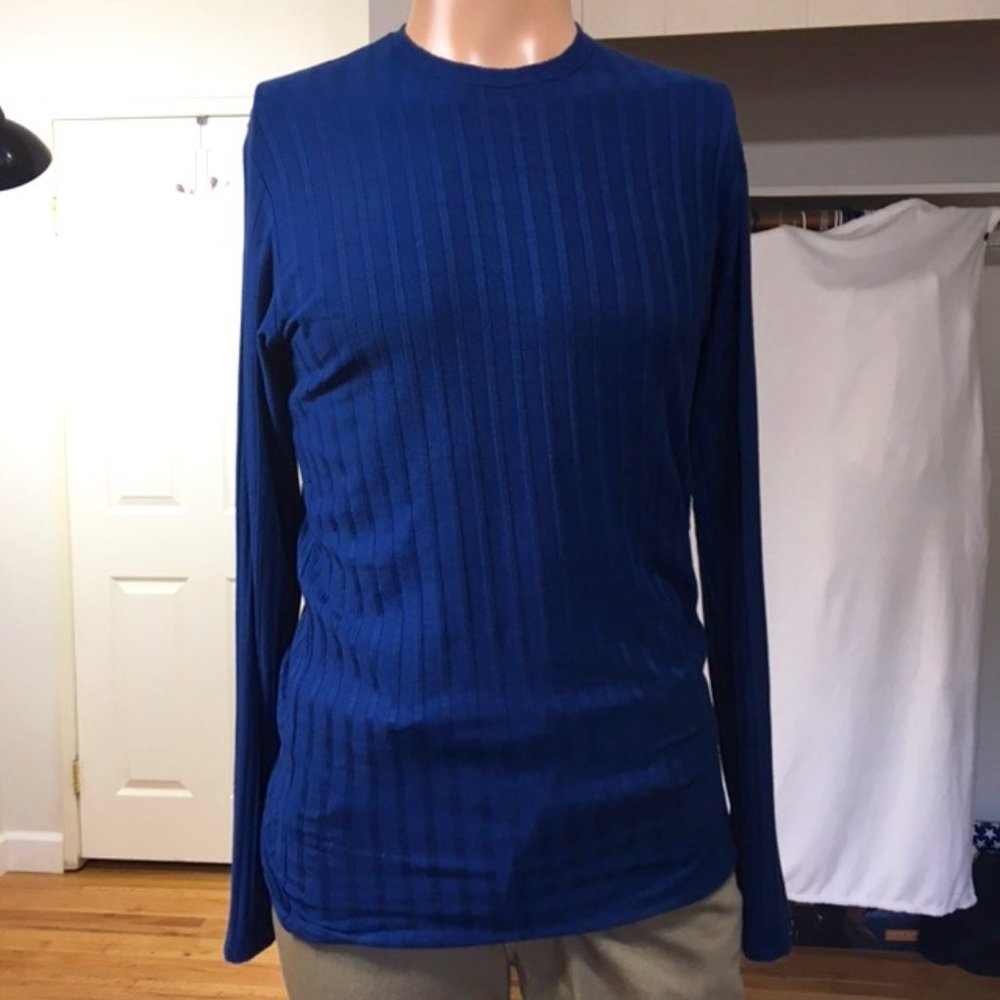 EUC - Claiborne, Men, Crewneck Sweater, Long Sleeve, Blue, size M